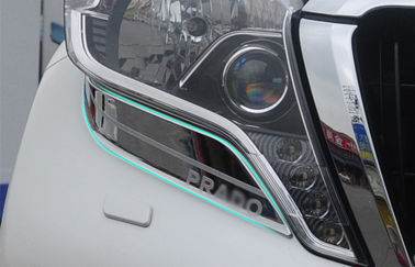 China Berufs-Chrome-Scheinwerfer-Einfassungen/Auto-Scheinwerfer-Abdeckungen für Toyota Prado FJ150 2014 fournisseur