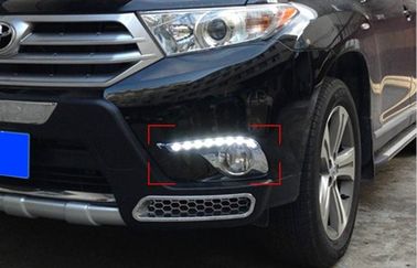 China Tagespositionslampe DRL des Autoteil-LED für Toyota-Hochländer 2012 2013 mit chromierter Kante fournisseur