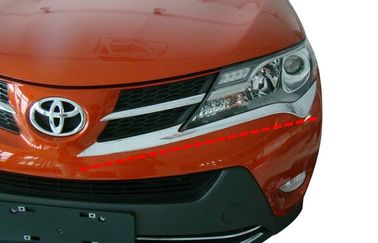 China Dauerhafte Chrome-Scheinwerfer-Einfassungen für Toyota RAV4 2013, der niedrigere Scheinwerfer schmücken fournisseur