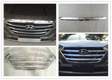 China Hyundai New Tucson 2016 2017 Frontgitter-Formbedeckung aus 3D-Kohlenstofffaser / Chrom fournisseur