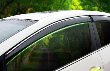 China Sonnen- und Regenschutz-Autofensterblende für KIA K3 2013 mit Edelstahlstreifen fournisseur