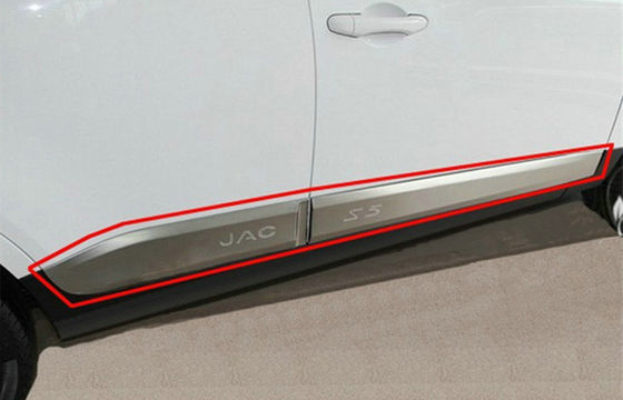 Ein guter Preis. Individuell angefertigte Auto-Karosserie-Trim-Teile, Edelstahl-Seitentür-Trim Online