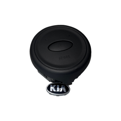 Ein guter Preis. Kia Sportage Fahrer Airbag Cover Schwarz / Weiß / Chrom Für Kia Sportage erstklassige Sicherheitsfunktion Online