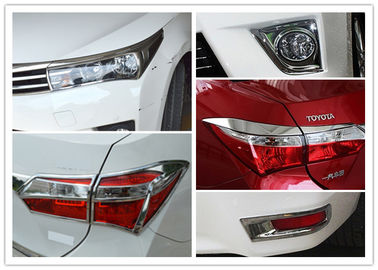 Ein guter Preis. COROLLA 2014 Chromed Auto Scheinwerfer Deckt TailLight Verzierungen Und Nebellampe Bezel Online