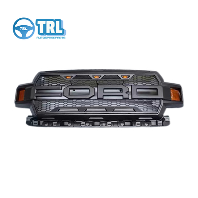 Ein guter Preis. 2019-23 Neuer Ford F150 OE-Style Frontgitter mit LED-Licht, Schwarz, Chrom Online