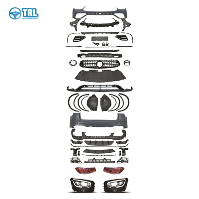Ein guter Preis. Mercedes Benz GLC W256 2016-2019 Upgrade auf AMG Plastic/Steel Full Body Kit für die Modifikation der Karosserie des Automobils setzt die ultimative Transformation ein Online