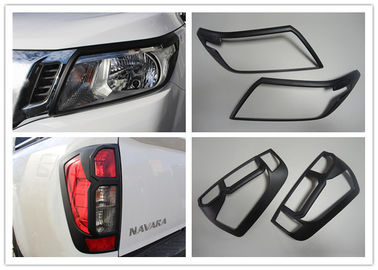 Ein guter Preis. Schwarz und Chrom Scheinwerfer Lünette und Hecklicht Deckel für Nissan NP300 Navara 2015 Online