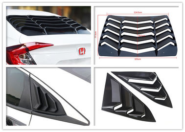 Ein guter Preis. Sport-Stil Hinter- und Seitenfahrzeugfensterläden für Honda Civic 2016 2018 Fabriken Online